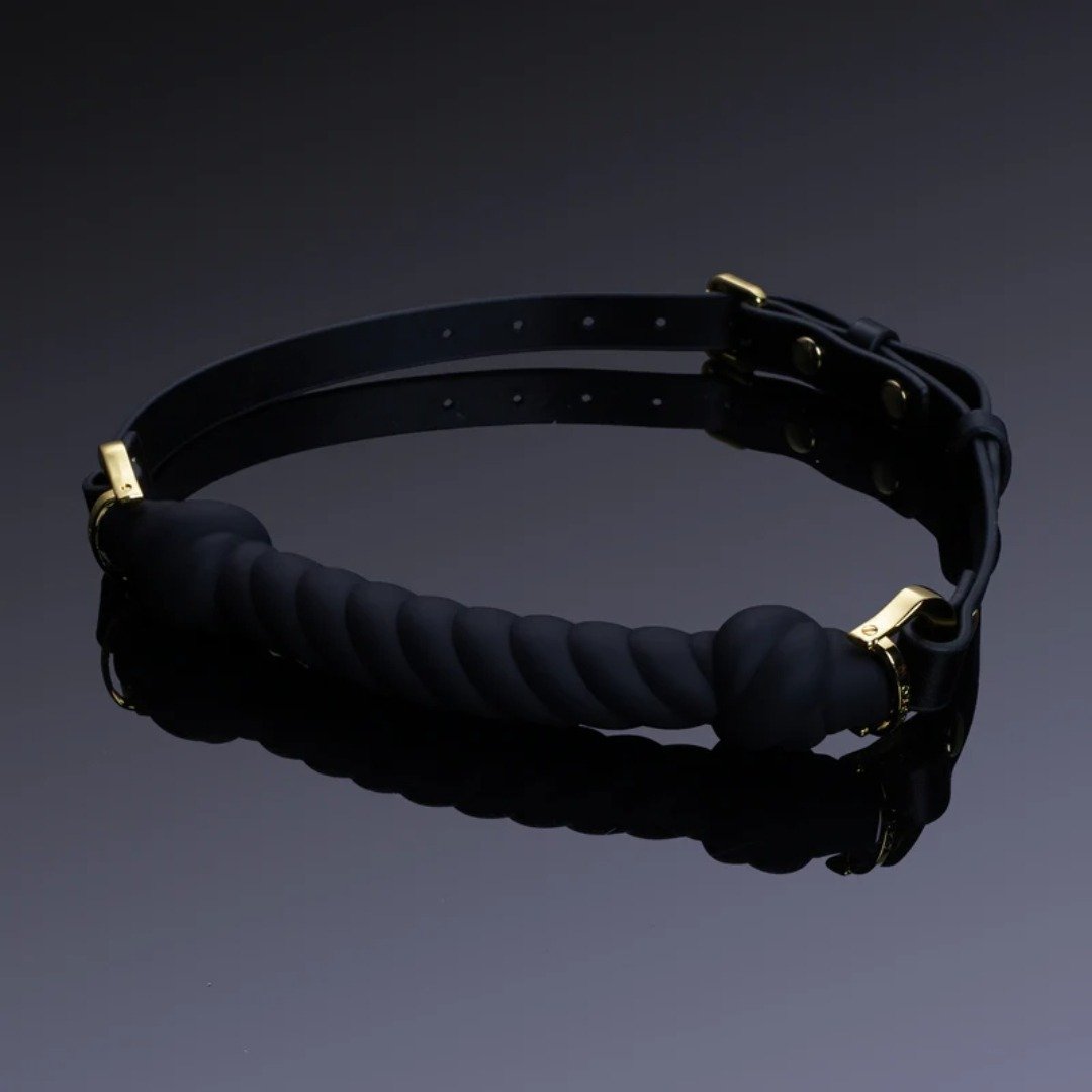 Кляп у формі джгута UPKO Desire for Mouth Bondage Collection, чорний Кляп у формі джгута UPKO Desire for Mouth Bondage Collection, чорний