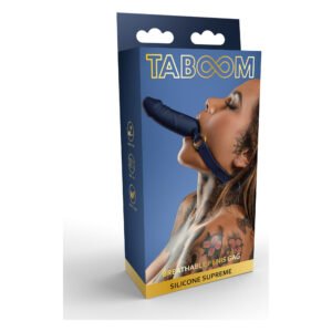 Кляп у вигляді пеніса Taboom Silicone Supreme, синій