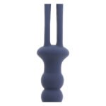 Батіг з тримачем у вигляді анальної пробки Taboom Silicone Supreme, синій