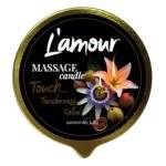Масажна свічка L'amour Passion Lily & Fig, золота, 70 мл