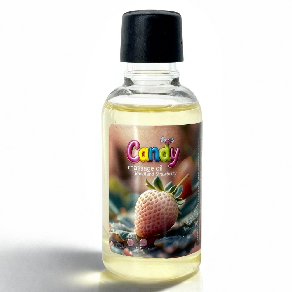 Олія масажна Candy з ароматом Дика суниця, 50 мл Олія масажна Candy з ароматом Дика суниця, 50 мл