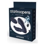 Масажер простати з вібрацією та пультом управління Dream Toys Star Troopers Voyager, чорний