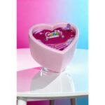 Масажна свічка з ароматом жуйки Candy Bubble Gum у формі серця, 70 мл