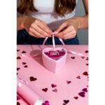 Масажна свічка з ароматом жуйки Candy Bubble Gum у формі серця, 70 мл