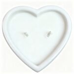 Масажна свічка з ароматом горіхового крему Candy Nut Cream у формі серця, 70 мл