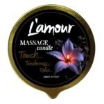 Масажна свічка L'amour Violet Amber, золота, 70 мл