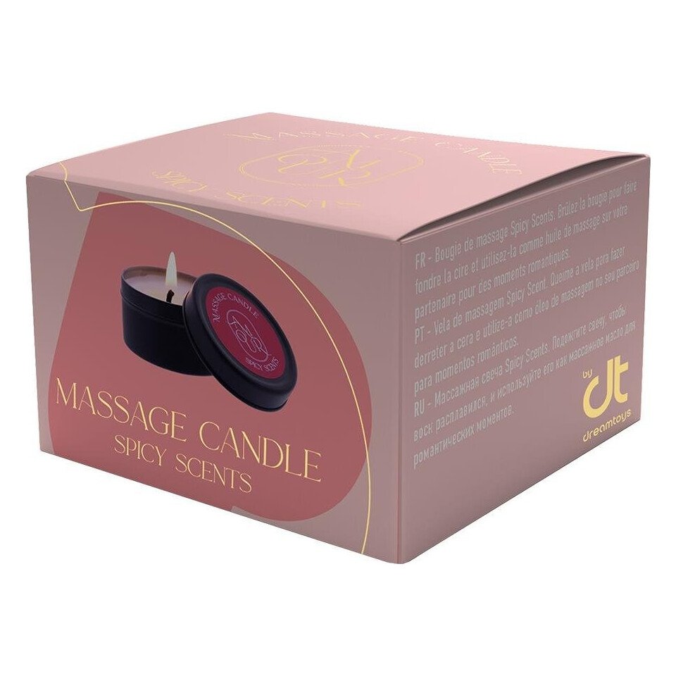 Масажна свічка Dreamtoys Amour з пряним ароматом, 30 г Масажна свічка Dreamtoys Amour з пряним ароматом, 30 г