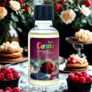 Масажна олія Candy Massage Oil Sexy Raspberry з ароматом малини, 50 мл