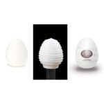 Мастурбатор-яйце з рельєфом XHN THREAD Egg Easy Ona-Cap, білий, 52 × 68 мм