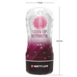 Мастурбатор у колбі PRETTY LOVE Planet прозорий, з рожевою кулькою, 18 х 7.7 см