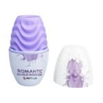 Мастурбатор яйце Pretty Love двостороннє, рельєфне, фіолетове, 8.6 х 4.6 см