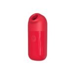 Міні вібратор Chisa 69 ECSTASY Marker Pen з вакуумною стимуляцією клітора, червоний