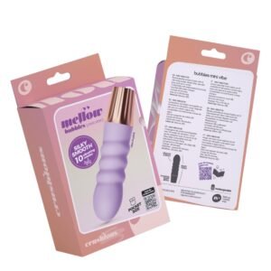 Міні-вібратор CRUSHIOUS Mellow Bubbles, лавандовий, 11 х 2,8 см