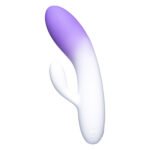 Міні вібратор кролик із кольоровим світлодіодом Every Night Toys, 7 режимів вібрації, бузковий градієнт