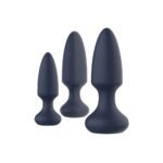 Набір анальних вібраторів, S, M, L, Dream Toys Startroopers Mars синій, 3 шт