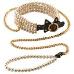 Набір БДСМ Guilty Pleasure Pearl з перлами та золотою фурнітурою, 7 предметів