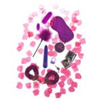Набір БДСМ секс іграшок Toy Joy Super Sex Bomb, 9 предметів, фіолетовий