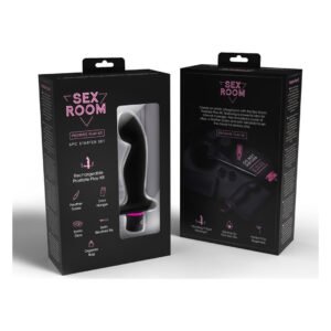 Набір для анальних ігор Dream Toys Sex Room, 6 предметів, чорний/рожевий