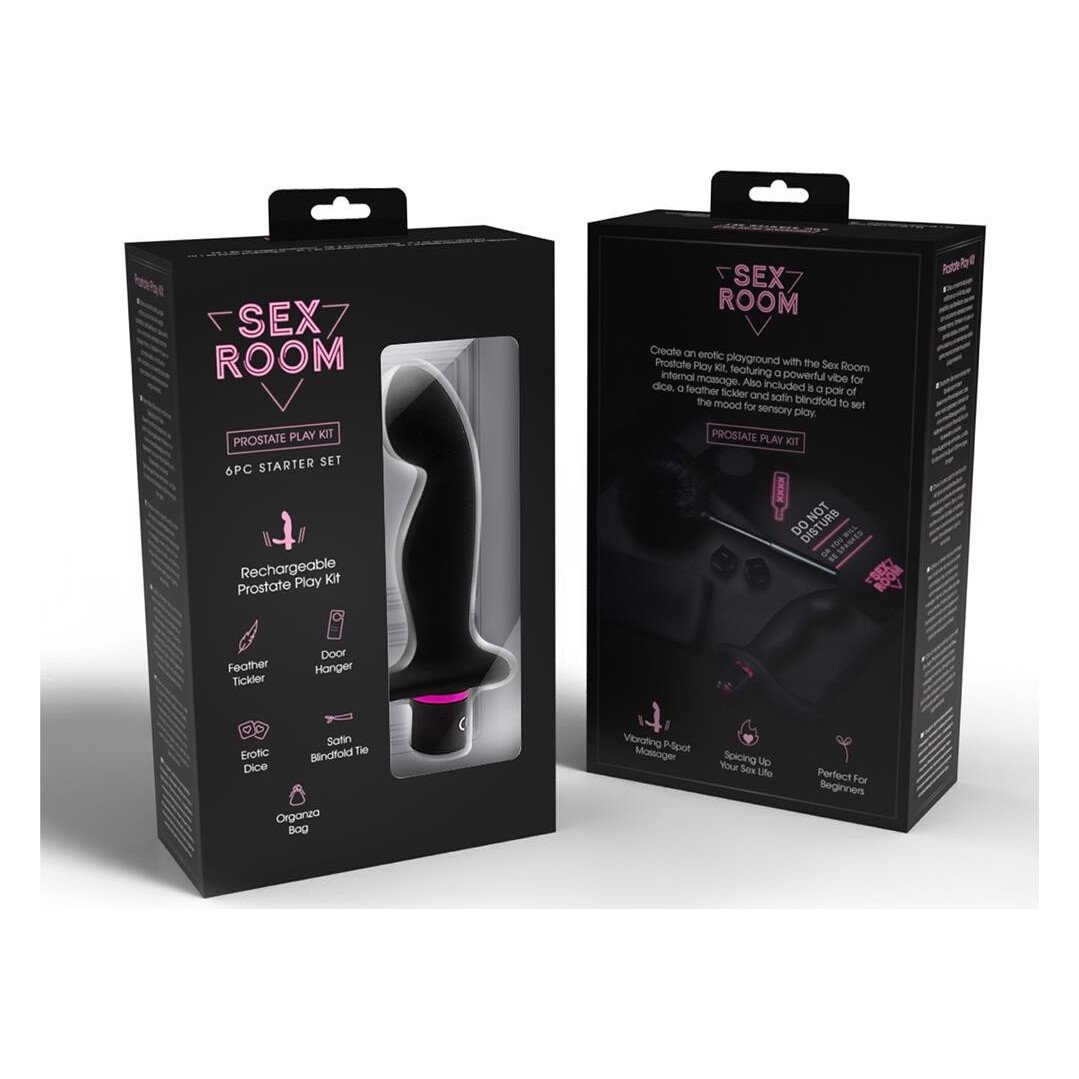 Набір для анальних ігор Dream Toys Sex Room, 6 предметів, чорний/рожевий Набір для анальних ігор Dream Toys Sex Room, 6 предметів, чорний/рожевий