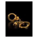 Наручники з ключиком та запобіжним важелем Pipedream Fetish Fantasy Gold золотистого кольору