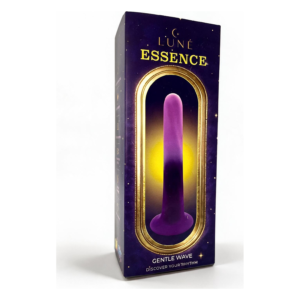 Вібратор на присосці UNIVIBE LUNE Essence градієнт, рожево-фіолетовий, 18 х 3.8 см