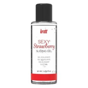 Оральний лубрикант зі смаком полуниці Sexy Strawberry Intt, на водній основі, 50 мл