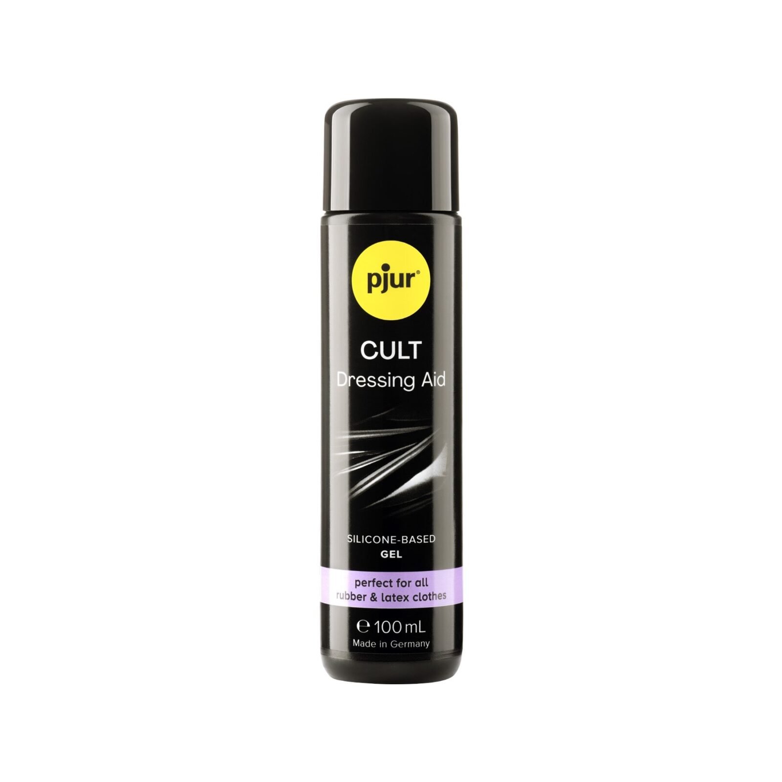 Змазка для латексу та гуми pjur Cult Dressing Aid 100 мл, для полегшення надягання фетиш-вбрання Змазка для латексу та гуми pjur Cult Dressing Aid 100 мл, для полегшення надягання фетиш-вбрання
