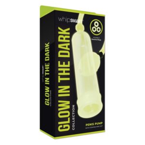 Помпа для члена Whipsmart Glow In The Dark 3 кільця в комплекті, що світиться в темряві, 23.5 см