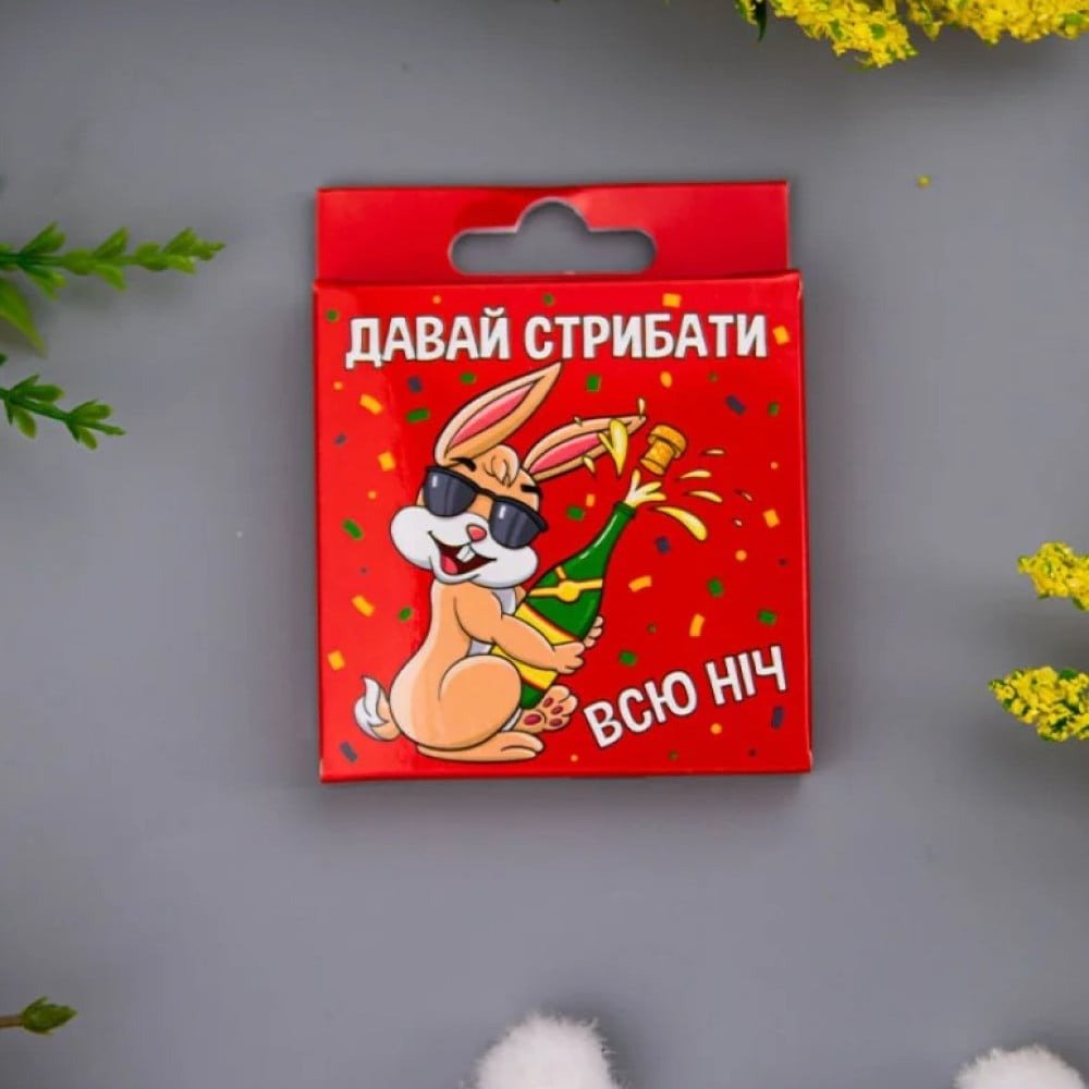 Креативний презерватив VidDushi "Зайчик" у пікантній упаковці Креативний презерватив VidDushi "Зайчик" у пікантній упаковці