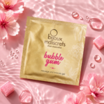 Пробник масло та мастило 2 в 1 з ароматом Bubble gum Bijoux Indiscrets, 3 мл