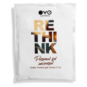 ПРОБНИК/Зволожуючий гель на водній основі OYO RETHINK Personal Gel Universal, 5 мл