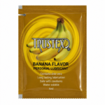 Саше/Лубрикант на водній основі Trustex Banana зі смаком банана, 6 мл