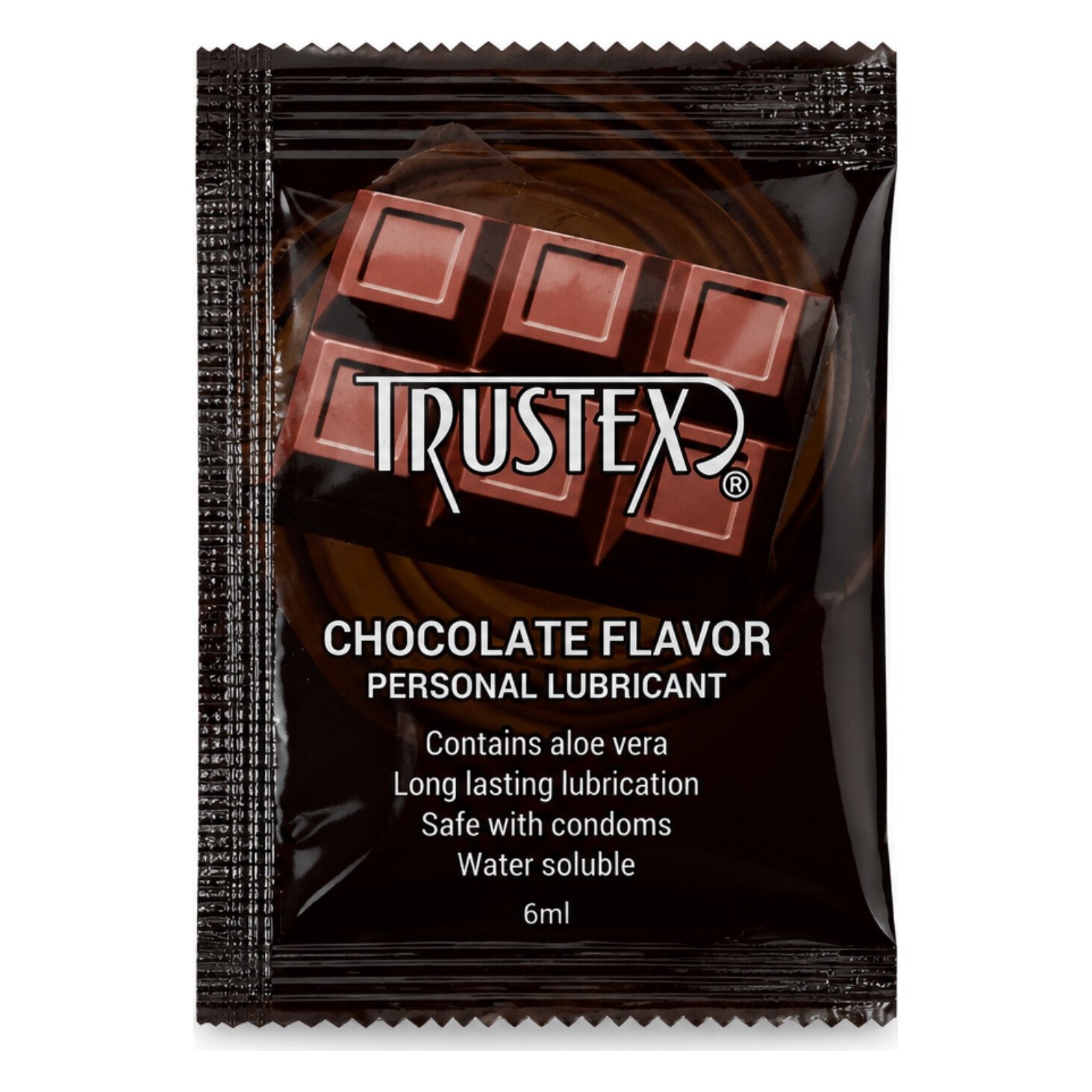 Саше/Лубрикант на водній основі Trustex Chocolate зі смаком шоколаду, 6 мл Саше/Лубрикант на водній основі Trustex Chocolate зі смаком шоколаду, 6 мл