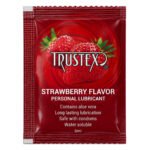Саше/Лубрикант на водній основі Trustex Strawberry зі смаком полуниці, 6 мл