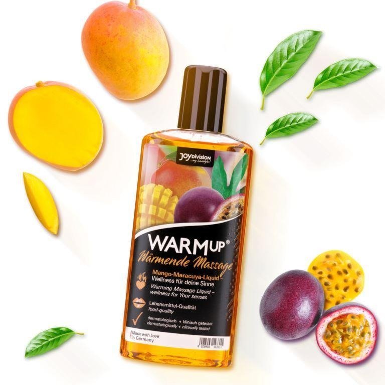 Їстівна масажна олія з ефектом, що розігріває WARMup Mango Maracuya 150 мл Їстівна масажна олія з ефектом, що розігріває WARMup Mango Maracuya 150 мл