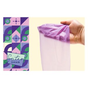 Серветка для орального сексу Grape Satin One Latex Dams зі смаком винограду, 1 шт.