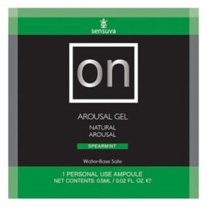 Пробник збуджувального гелю Sensuva — ON Arousal Gel for Her Spearmint (6 мл)