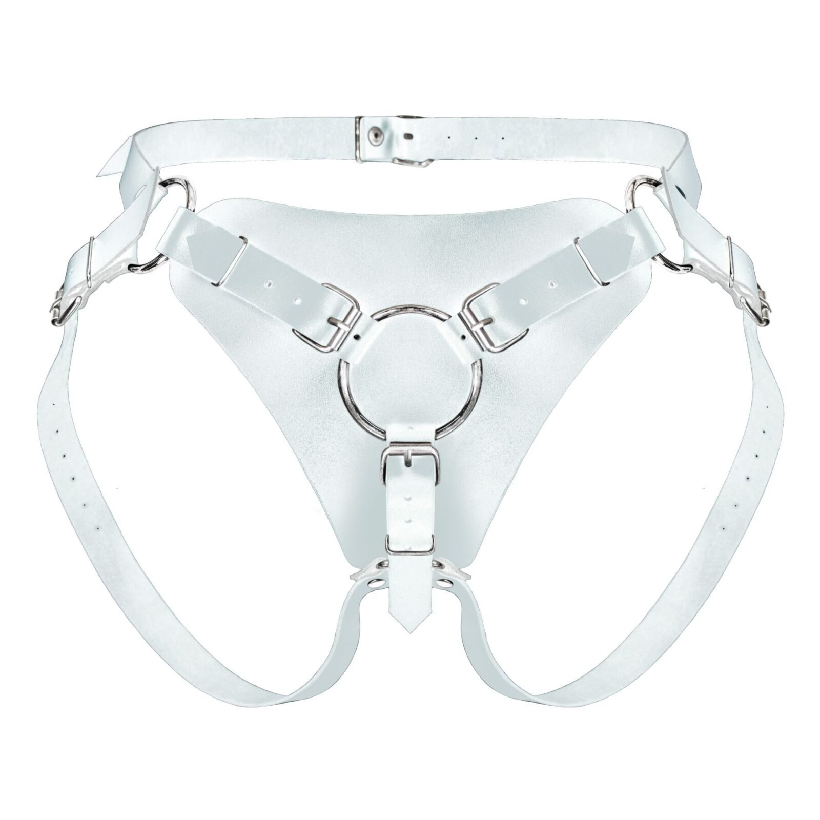 Труси для страпона Feral Feelings Strap-on Harness White, white Труси для страпона Feral Feelings Strap-on Harness White, white