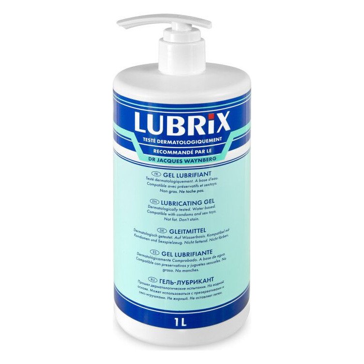 Лубрикант на водній основі Lubrix (1 л) без парабенів Лубрикант на водній основі Lubrix (1 л) без парабенів