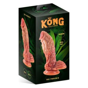 Фентезійний фалоімітатор Kong Silicone The Phoenix, довжина 18 см, діаметр 5,5 см