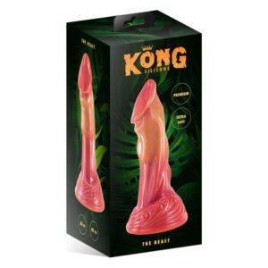 Фентезійний фалоімітатор Kong Silicone The Beast, довжина 21,4 см, діаметр 4 см