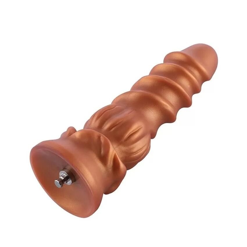 Фалоімітатор для секс-машин Hismith Spiral Grain Silicone Dildo Monster Series, спіральний рельєф Фалоімітатор для секс-машин Hismith Spiral Grain Silicone Dildo Monster Series, спіральний рельєф
