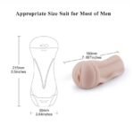 Мастурбатор з вібрацією Hismith Masturbation Cup, 10 режимів, сумісний із секс-машинами бренду