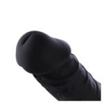 Фалоімітатор для секс-машин Hismith 8.3″ Silicone Dildo Black, система KlicLok, гнучкий стрижень