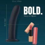 Страпон на мереживних трусиках Dream Toys Bold Phoenix, S, чорний, 15,5 × 3 см