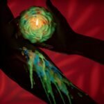 Свічка Півонія низькотемпературна люмінесцентна GlowKink різнокольорова, VIP-концентрація, 91 г