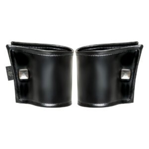 Чоловічі браслети з потайним гаманцем Noir Handmade H075, пара, під латекс, потайна блискавка