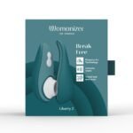 Вакуумний кліторальний стимулятор Womanizer Liberty 2 Dark Petrol, 8 режимів, магнітна кришечка
