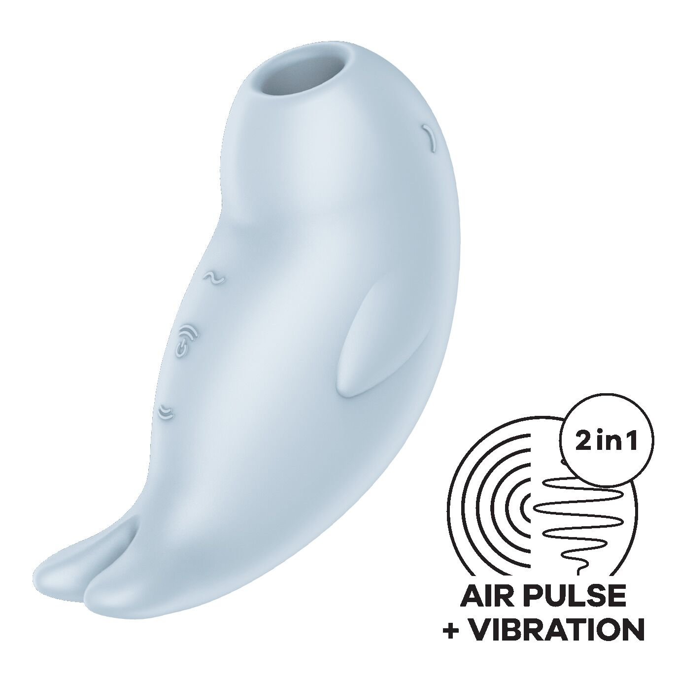 Вакуумний кліторальний стимулятор з вібрацією Satisfyer Seal You Soon, 2 незалежні мотори Вакуумний кліторальний стимулятор з вібрацією Satisfyer Seal You Soon, 2 незалежні мотори
