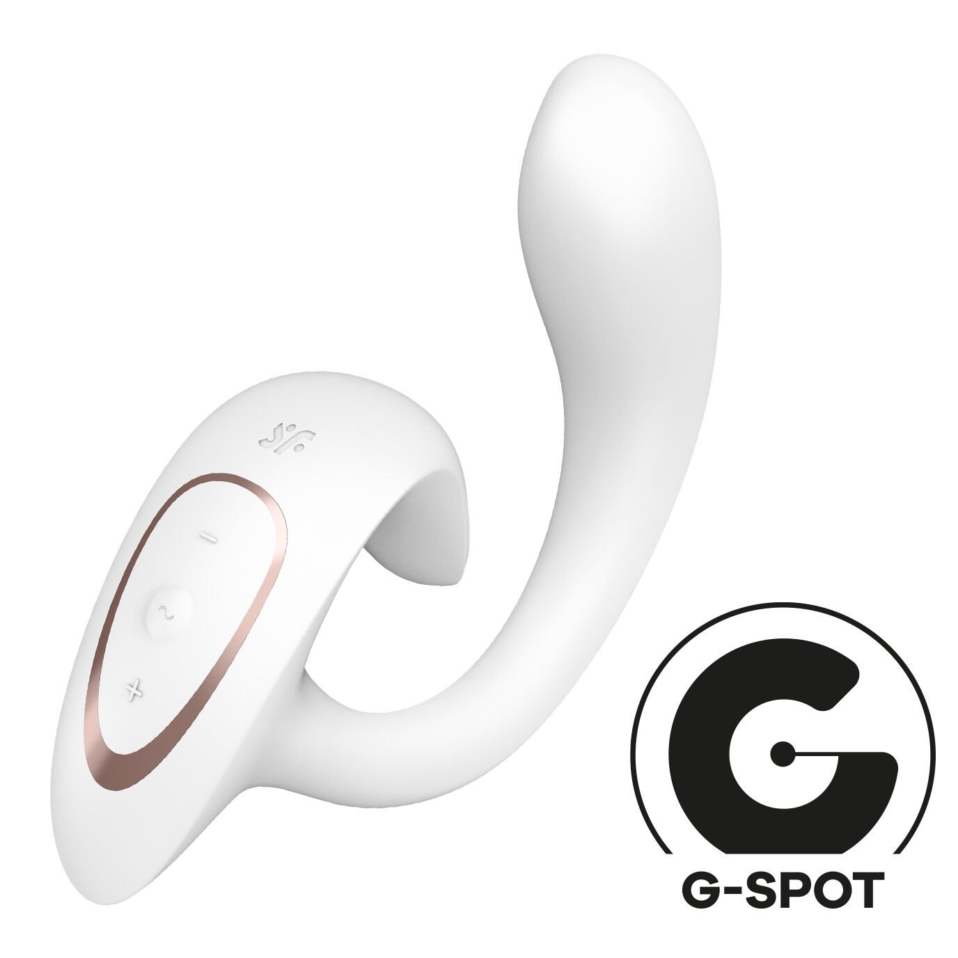 Вагінально-кліторальний вібратор Satisfyer G for Goddess 1 White, 2 мотори Вагінально-кліторальний вібратор Satisfyer G for Goddess 1 White, 2 мотори